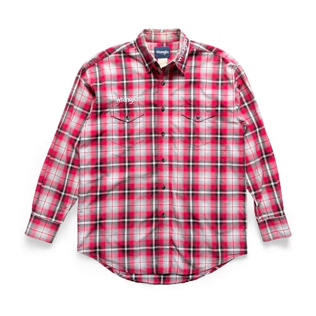 랭글러 Wrangler Logo Check Shirt