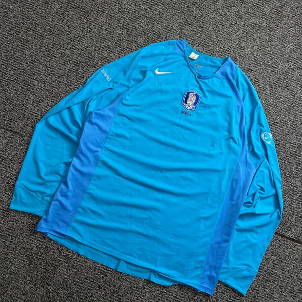 나이키 대한민국 국대 03-04 풋불 레트로 트레이닝 탑 2242