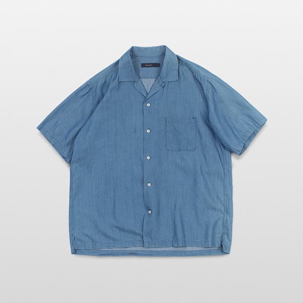 RAGEBLUE Open Collar Shirt