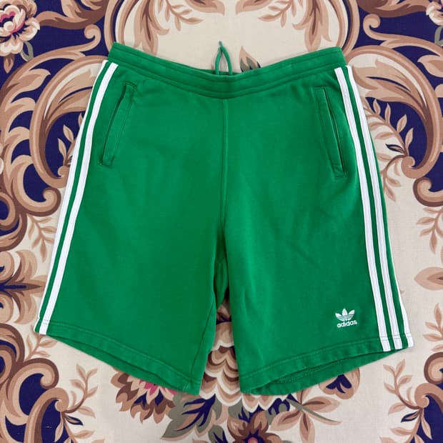 (XL)아디다스 Adidas 삼선 트레포일 코튼 반바지(그린)