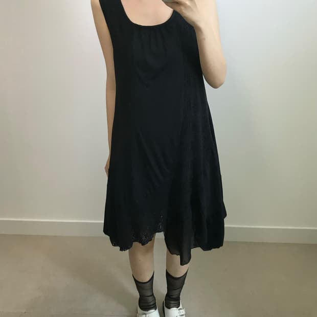 빈티지 콤보 원피스