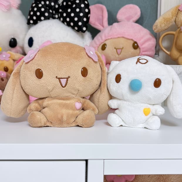 시나모롤 모카 밀크 인형