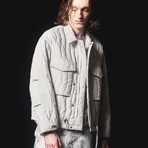 언어펙티드 퀼티드셔츠자켓