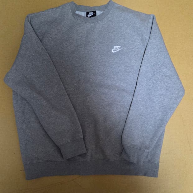 나이키 클럽 맨투맨 그레이 XXL