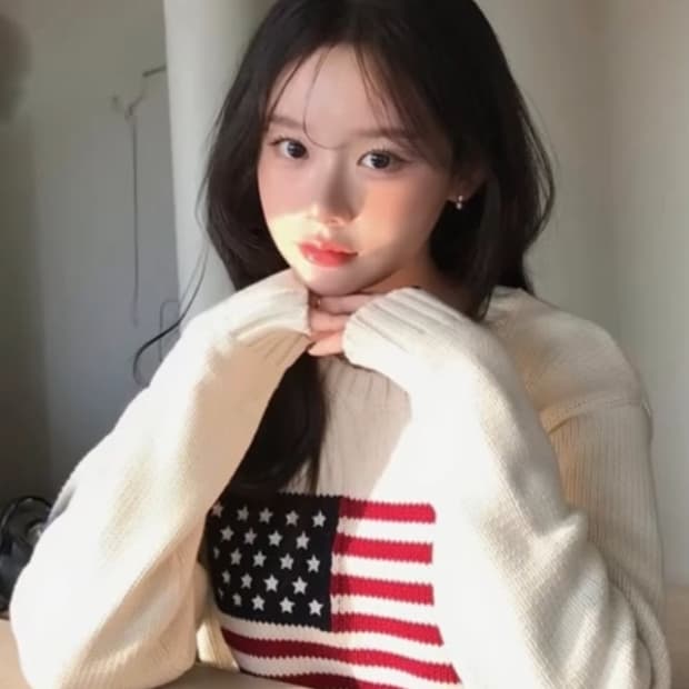 폴로 랄프로렌 성조기 니트