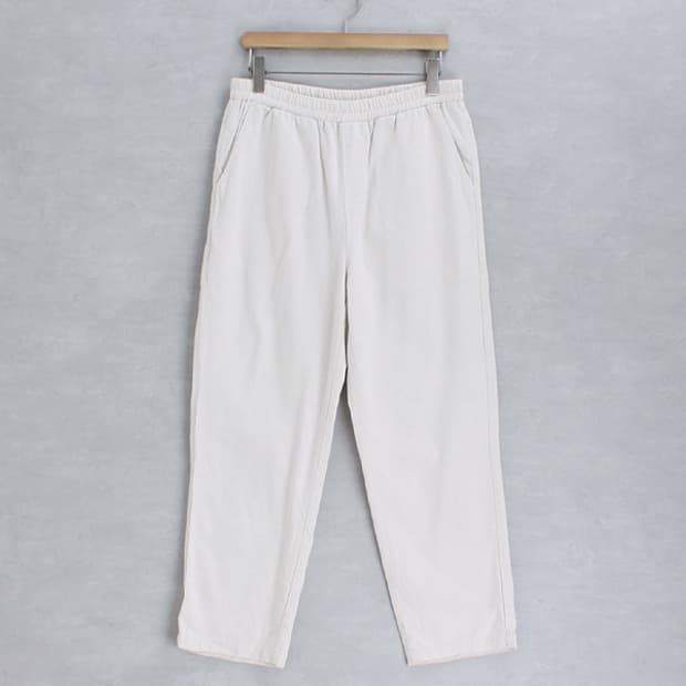 hagumu: _ cotton / linen easy pants