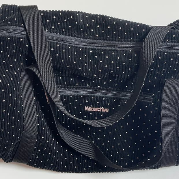 wsc아카이브 도트 배럴백 001 블랙 검정