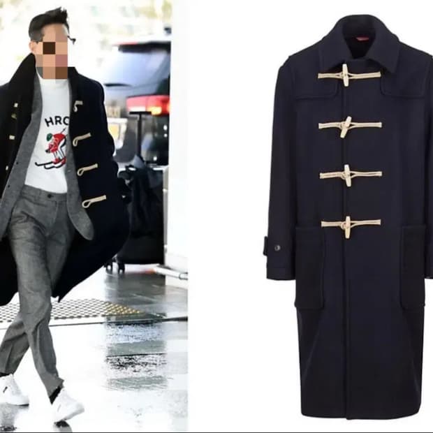 (100) 헤지스 오버핏 더플코트