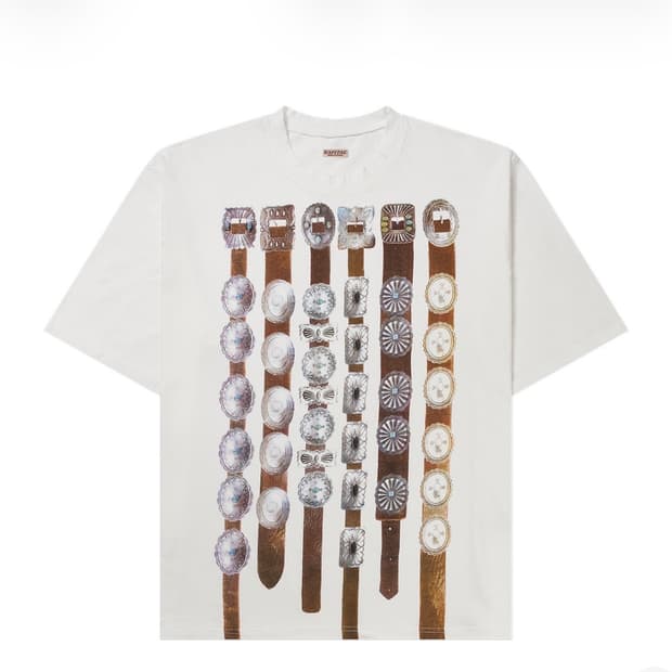 XL) 캐피탈 20 크루 화이트 티셔츠