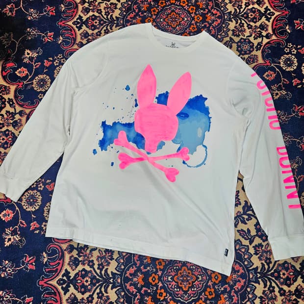 사이코버니(PSY bunny) 말레트 롱 슬리브 티셔츠