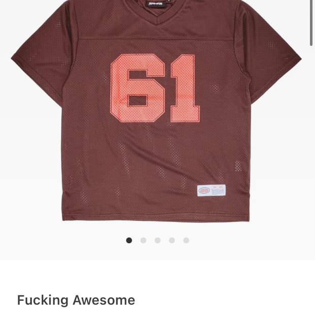 [S] 퍼킹어썸 반팔 Stamp Logo Practice Jersey 해
