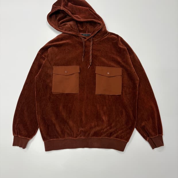 2XL niko and ... 니코앤드 파커 코듀로이 풀오버 후드
