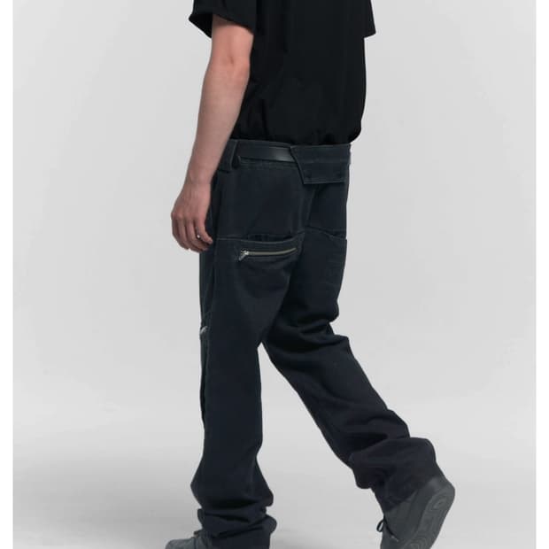 플라스틱프로덕트 MPa REVEALED POCKET PANTS 블랙 L