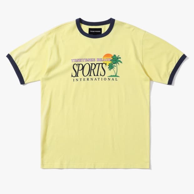 예스아이씨 Ringer Tee Lemon