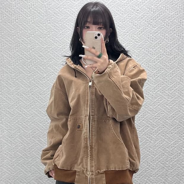 칼하트 디트로이트 J130 덕 액티브 워크 자켓 XL C10910