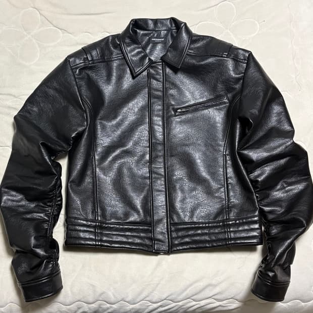 파프롬왓 파아카이브 퍼커링 레더 자켓