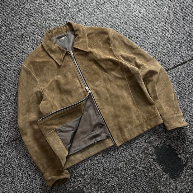 토니웩 포트 미니멀 스웨이드 자켓 3516