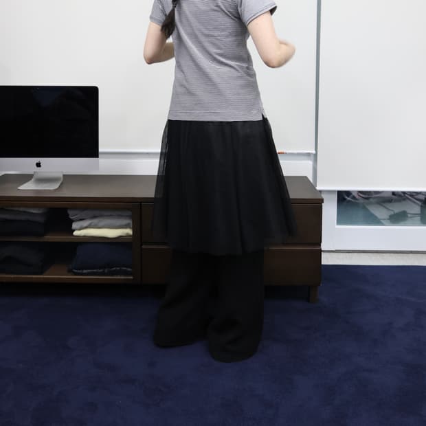Lapis Luce beams ballerina skirt