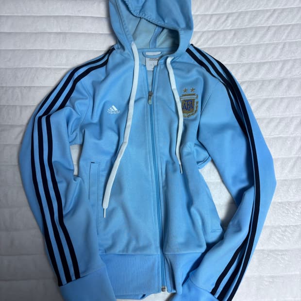@희귀 아디다스 아르헨티나 후드 트랙탑 져지(L)