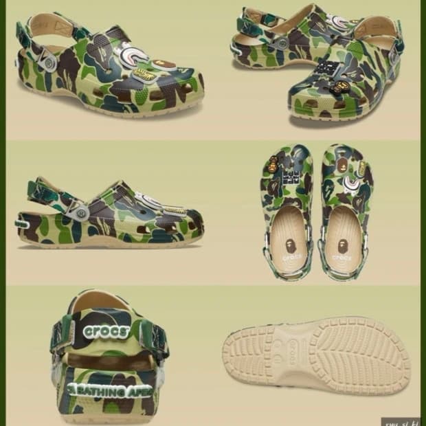 🦍크록스X베이프 클래식🪖