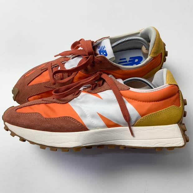 [270/정품] 뉴발란스 327 오렌지 운동화 신발
