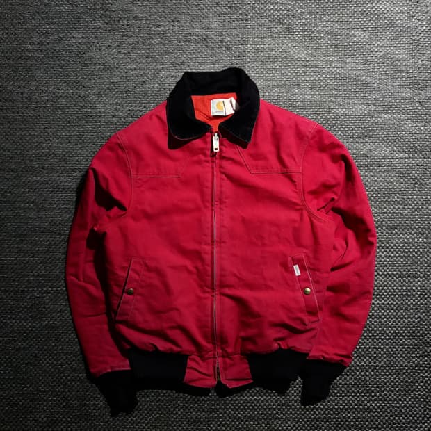 80's 칼하트 산타페 JQ160 레드 L USA🇺🇸