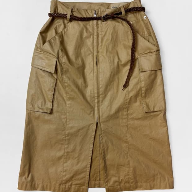 마뗑킴 Matin Kim 21FW 코팅 카고 스커트 PN5675