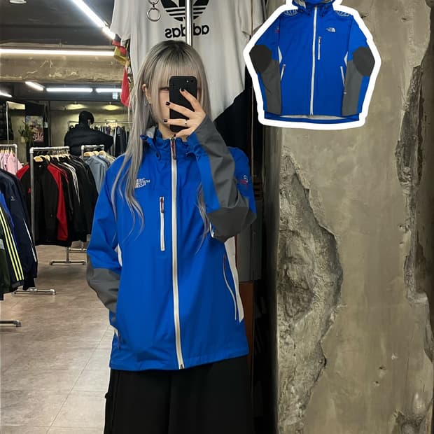 노스페이스 서밋 윈드스토퍼 바람막이 블루 100 #csz2817