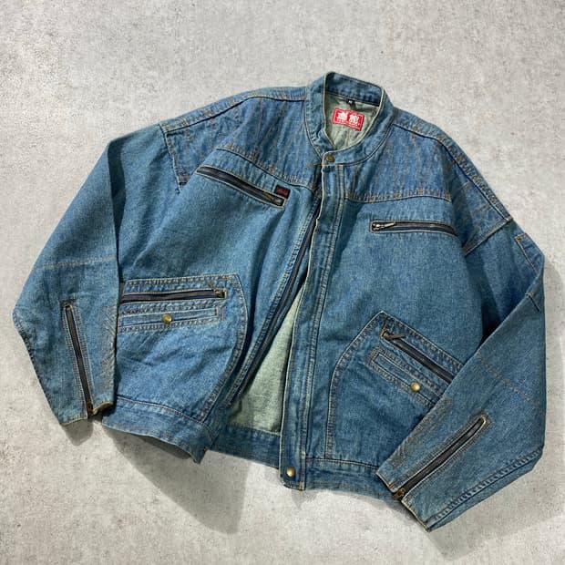 [M] 90s TOBI-YAKATA 크롭 데님 워크자켓