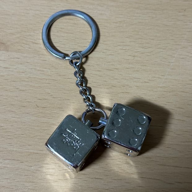 스투시 다이스 주사위 메탈 키링 키체인