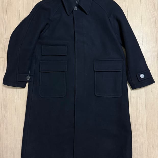 애프터프레이(AFTER PRAY) 발마칸 코트 네이비 L