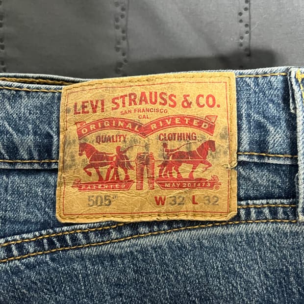 리바이스 505 w32 l32 빈티지