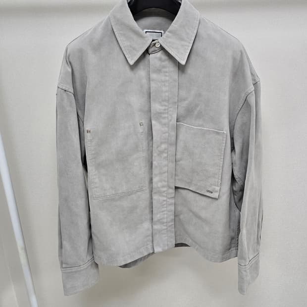 우영미 로고 셔츠 자켓 48사이즈 100 판매