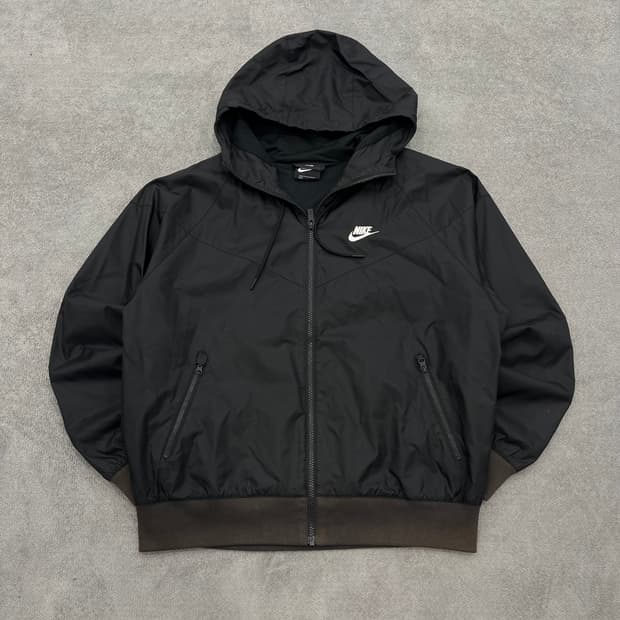 M 나이키 후드 바람막이 블랙