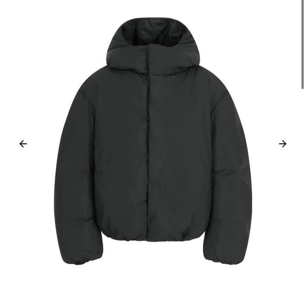 아모멘토 후디드 푸퍼(블랙,L)