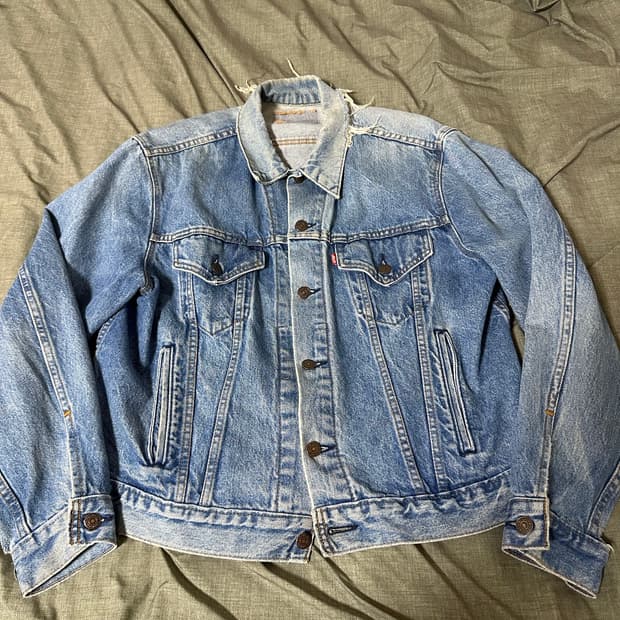 80s 리바이스 USA 70506 빈티지 데님자켓 46R