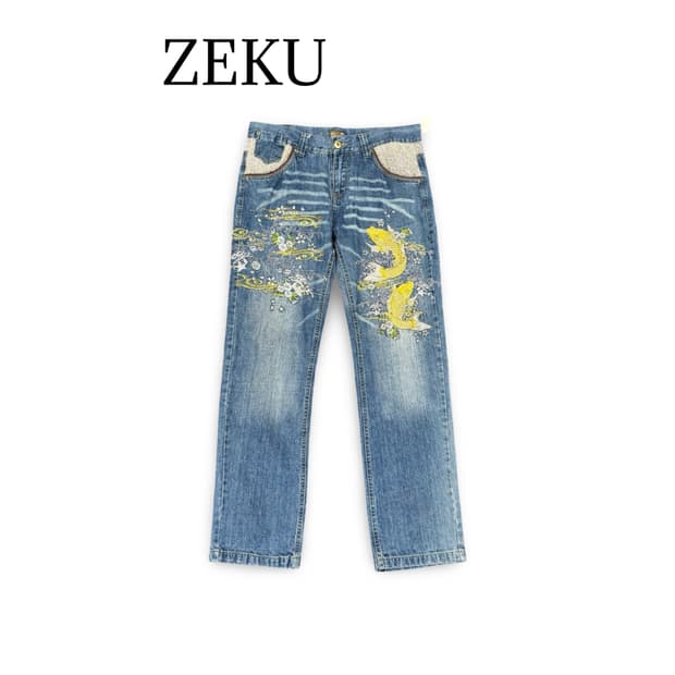 (34) ZEKU 오리엔탈 데님팬츠