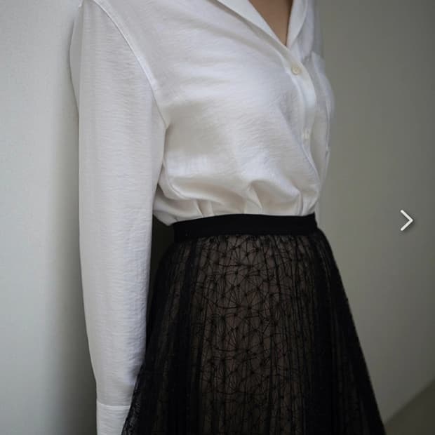 오르 ORR 크래프트 튤 스커트 S사이즈