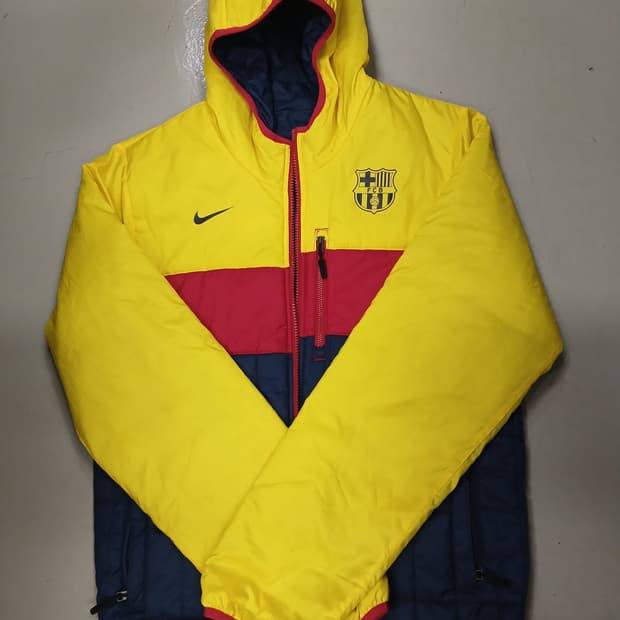 나이키 FC 바르셀로나 경량패딩 후드점퍼95
