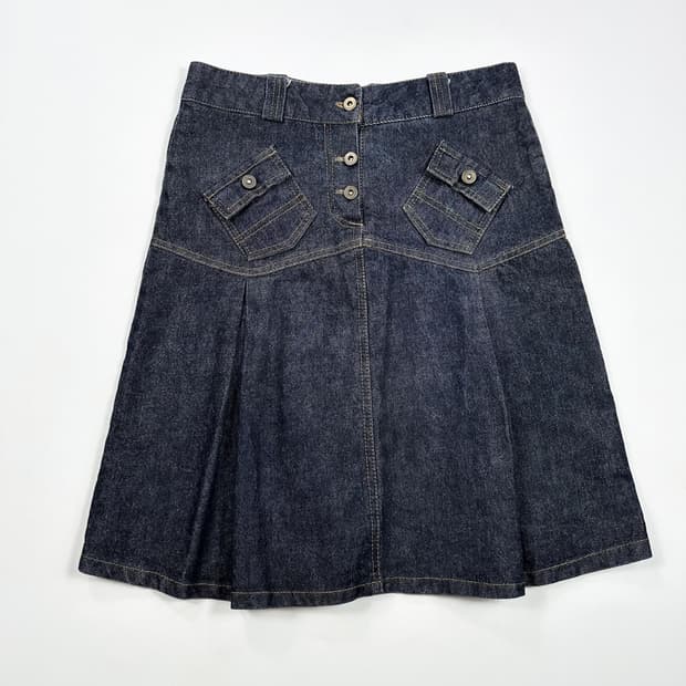 VTG 빈티지 데님 스커트 치마 (28인치 여성추천)