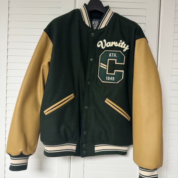 후아유 바시티 / 그린 / L 사이즈(오버핏) / A급