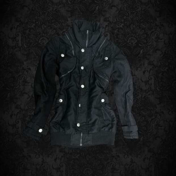  Vintage Buckle Detail Cotton Jacket