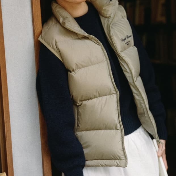 얼바닉30 로얄로버 푸퍼 베스트 베이지