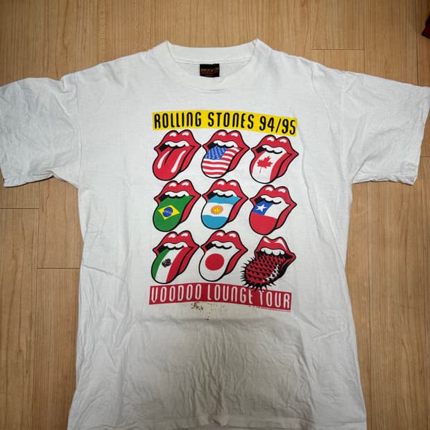 90s 롤링스톤즈 티셔츠 L