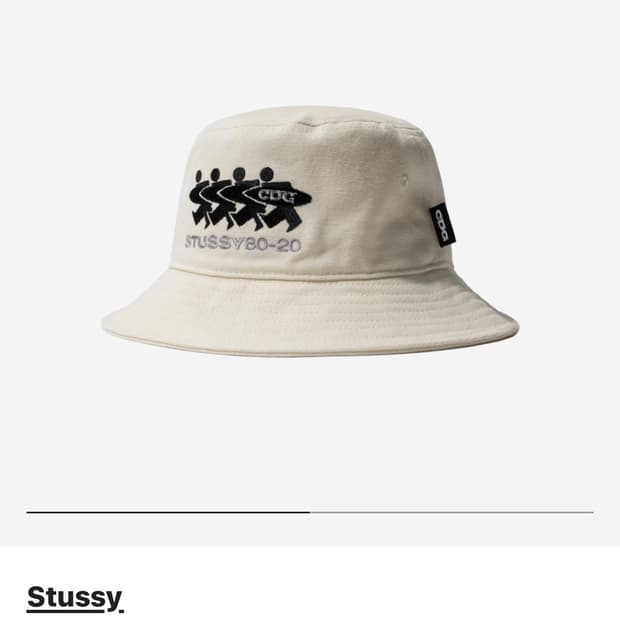스투시 꼼데 버킷햇 s-m 판매