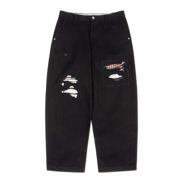 [2] 쿠스너프 핸드메이드 리워크 치노 팬츠 블랙