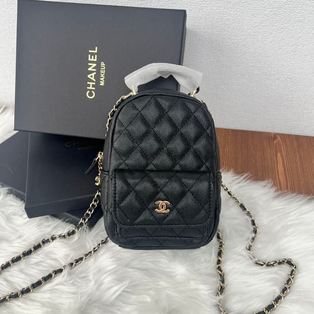 샤넬뷰티 캐비어 백팩 블랙 무료배송