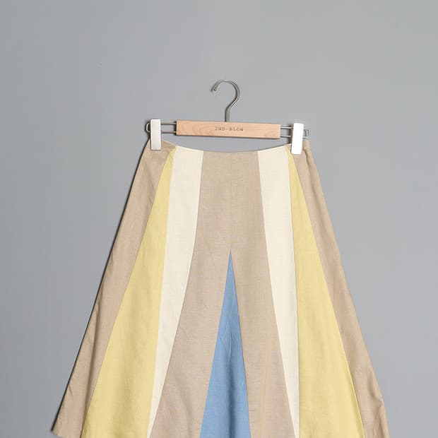 au lil de 배색 Skirt (25~26)