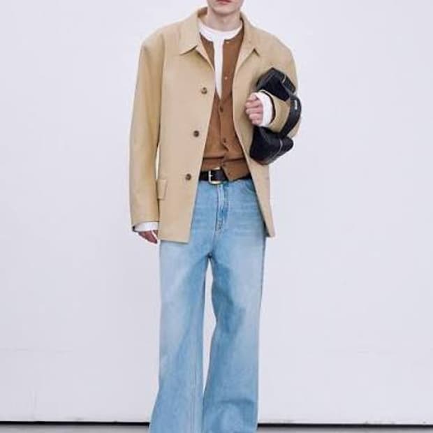 렉토 드릴드 코튼 오버사이즈 헌팅 자켓