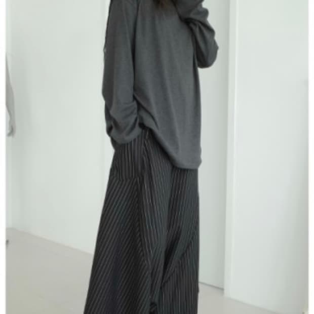 애프터먼데이 볼륨 롱 스커트 팬츠(새제품)